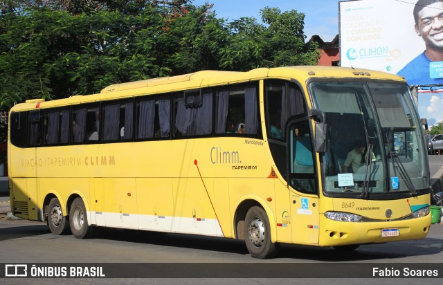 Viação Itapemirim 8649 na cidade de Feira de Santana, Bahia, Brasil, por Fabio Soares. ID da foto: 11936453.