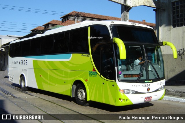 Costa Verde Transportes RJ 217.030 na cidade de Rio de Janeiro, Rio de Janeiro, Brasil, por Paulo Henrique Pereira Borges. Número da foto: #11936873.