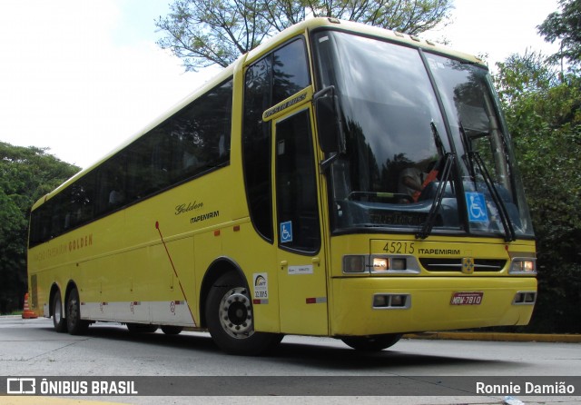 Viação Itapemirim 45215 na cidade de São Paulo, São Paulo, Brasil, por Ronnie Damião. ID da foto: 11936027.