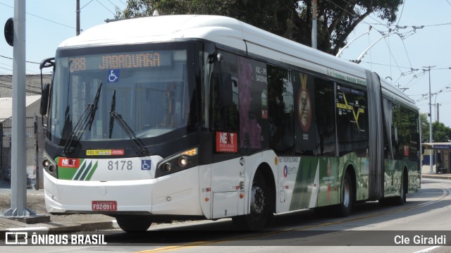 Next Mobilidade - ABC Sistema de Transporte 8178 na cidade de São Paulo, São Paulo, Brasil, por Cle Giraldi. ID da foto: 11938345.