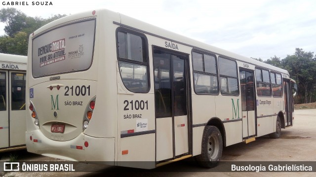 Auto Viação São Braz 21001 na cidade de Campo Magro, Paraná, Brasil, por Busologia Gabrielística. Número da foto: #11938418.