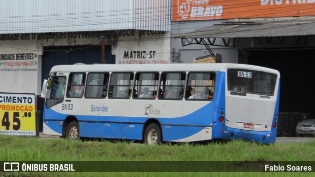 Transportes Barata BN-53 na cidade de Benevides, Pará, Brasil, por Fabio Soares. ID da foto: 11937299.