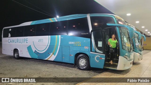 Auto Viação Camurujipe 4911 na cidade de Vitória da Conquista, Bahia, Brasil, por Fábio Paixão. ID da foto: 11936469.