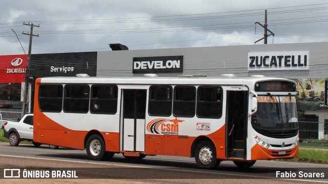 CSM Transporte e Turismo RT 014 na cidade de Benevides, Pará, Brasil, por Fabio Soares. Número da foto: #11937321.