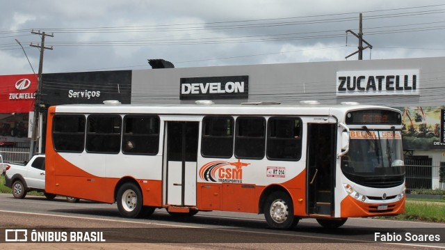 CSM Transporte e Turismo RT 014 na cidade de Benevides, Pará, Brasil, por Fabio Soares. ID da foto: 11937321.