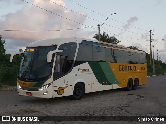 Empresa Gontijo de Transportes 19205 na cidade de Bayeux, Paraíba, Brasil, por Simão Cirineu. Número da foto: #11937249.