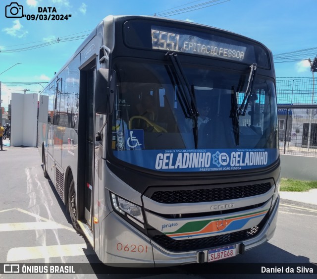 Consórcio Navegantes - 06 > Santa Maria > Transportes Boa Viagem 06201 na cidade de João Pessoa, Paraíba, Brasil, por Daniel da Silva. Número da foto: #11939145.