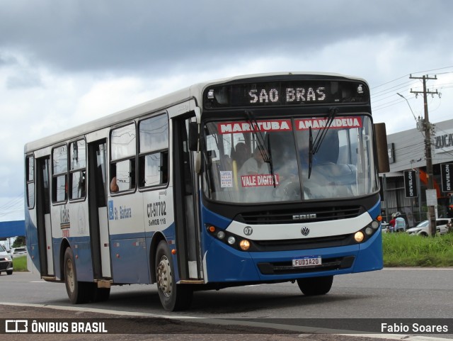 ViaBus Transportes CT-97702 na cidade de Benevides, Pará, Brasil, por Fabio Soares. ID da foto: 11940230.