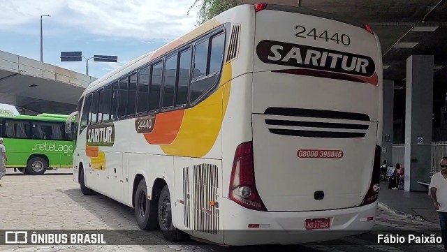 Saritur - Santa Rita Transporte Urbano e Rodoviário 24440 na cidade de Belo Horizonte, Minas Gerais, Brasil, por Fábio Paixão. Número da foto: #11938788.
