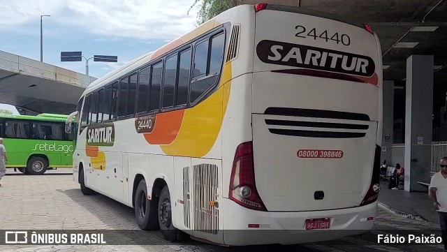 Saritur - Santa Rita Transporte Urbano e Rodoviário 24440 na cidade de Belo Horizonte, Minas Gerais, Brasil, por Fábio Paixão. ID da foto: 11938788.