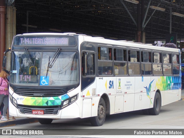 Viação Guaianazes 01 177 na cidade de Santo André, São Paulo, Brasil, por Fabrício Portella Matos. Número da foto: #11939542.