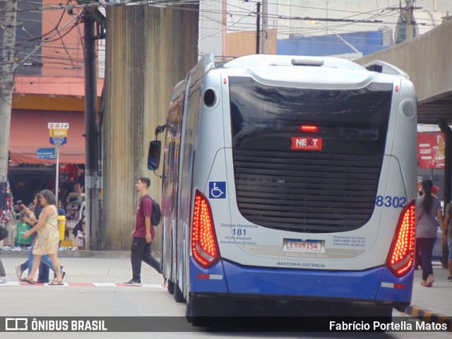 Next Mobilidade - ABC Sistema de Transporte 8302 na cidade de Santo André, São Paulo, Brasil, por Fabrício Portella Matos. Número da foto: #11939852.