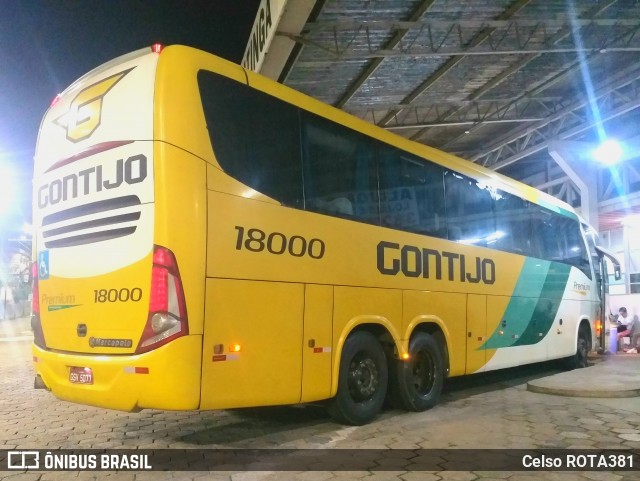 Empresa Gontijo de Transportes 18000 na cidade de Ipatinga, Minas Gerais, Brasil, por Celso ROTA381. ID da foto: 11939907.