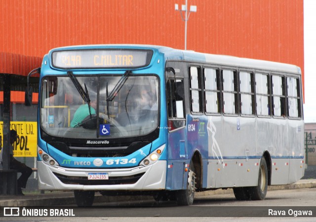 ATT - Atlântico Transportes e Turismo 6134 na cidade de Vitória da Conquista, Bahia, Brasil, por Rava Ogawa. ID da foto: 11940670.