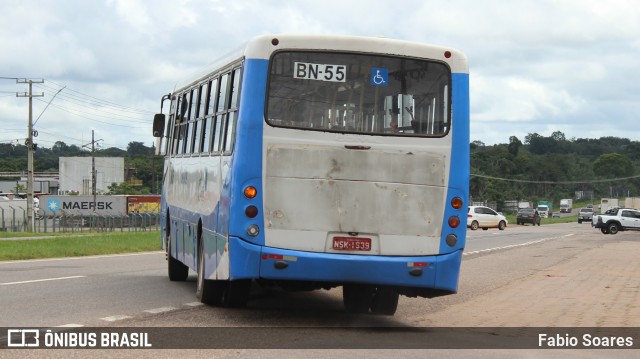 Transportes Barata BN-55 na cidade de Benevides, Pará, Brasil, por Fabio Soares. ID da foto: 11940089.