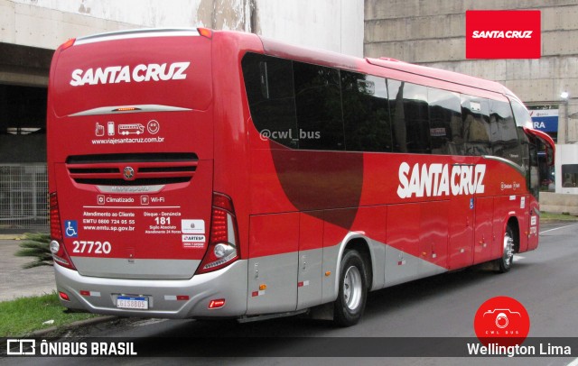 Viação Santa Cruz 27720 na cidade de Campinas, São Paulo, Brasil, por Wellington Lima. ID da foto: 11939011.