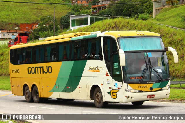 Empresa Gontijo de Transportes 14995 na cidade de Barra do Piraí, Rio de Janeiro, Brasil, por Paulo Henrique Pereira Borges. ID da foto: 11940866.