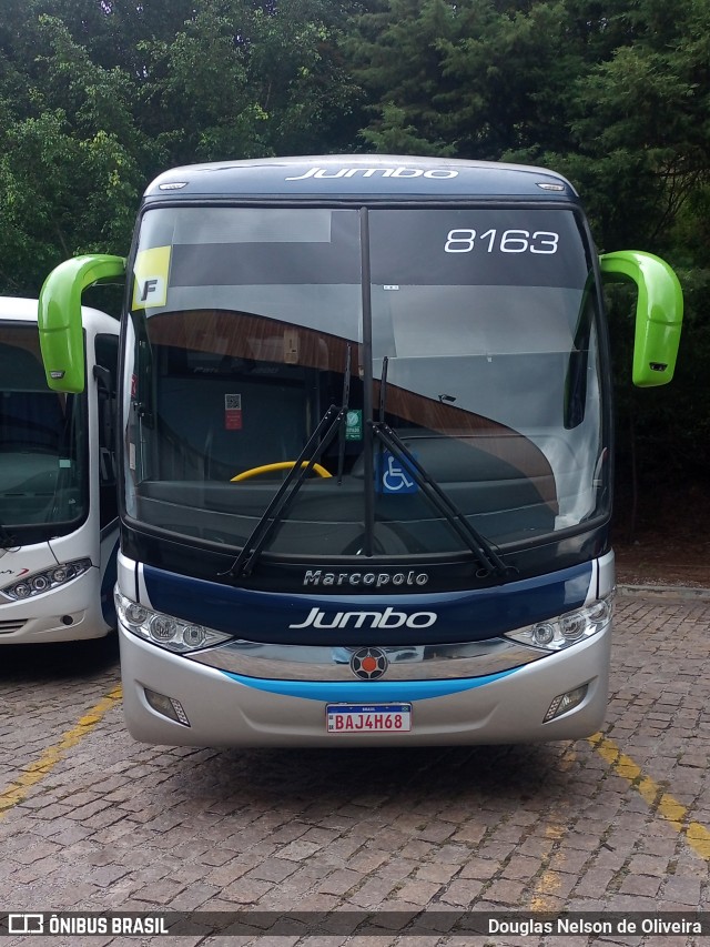 Jumbo Turismo 8163 na cidade de Caieiras, São Paulo, Brasil, por Douglas Nelson de Oliveira. ID da foto: 11940326.