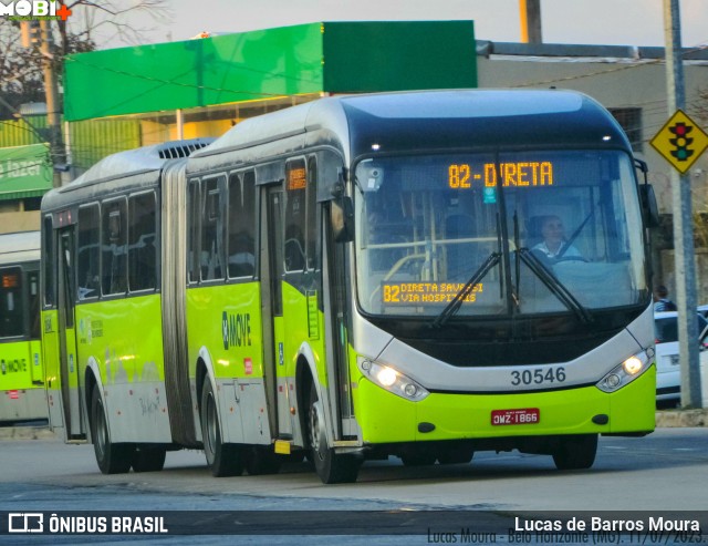 Bettania Ônibus 30546 na cidade de Belo Horizonte, Minas Gerais, Brasil, por Lucas de Barros Moura. ID da foto: 11938955.