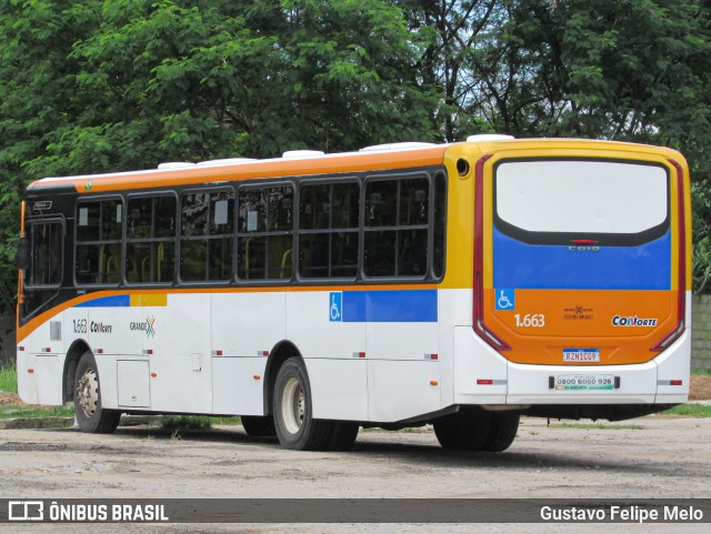 Itamaracá Transportes 1.663 na cidade de Abreu e Lima, Pernambuco, Brasil, por Gustavo Felipe Melo. ID da foto: 11941521.