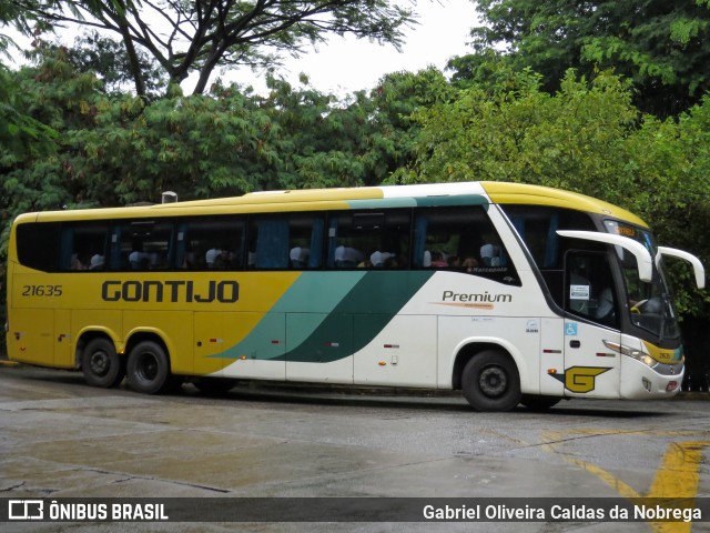 Empresa Gontijo de Transportes 21635 na cidade de São Paulo, São Paulo, Brasil, por Gabriel Oliveira Caldas da Nobrega. ID da foto: 11941532.