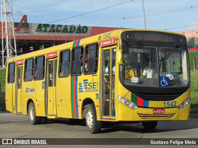 Itamaracá Transportes 1.542 na cidade de Paulista, Pernambuco, Brasil, por Gustavo Felipe Melo. ID da foto: 11941510.