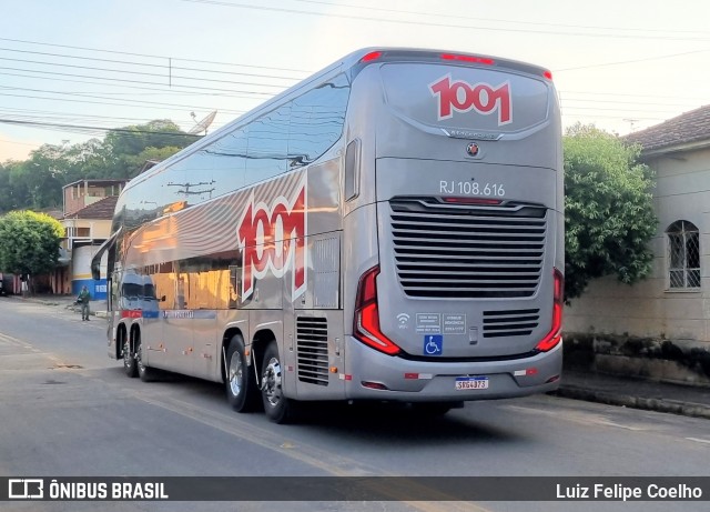 Auto Viação 1001 RJ 108.616 na cidade de Bom Jesus do Norte, Espírito Santo, Brasil, por Luiz Felipe Coelho. ID da foto: 11941681.