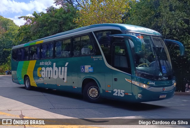 Auto Viação Cambuí 215 na cidade de São Paulo, São Paulo, Brasil, por Diego Cardoso da Silva. ID da foto: 11942507.