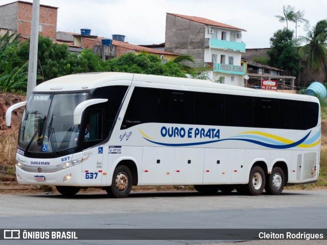 Viação Ouro e Prata 637 na cidade de São Luís, Maranhão, Brasil, por Cleiton Rodrigues. ID da foto: 11942491.