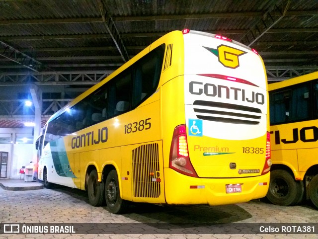 Empresa Gontijo de Transportes 18385 na cidade de Ipatinga, Minas Gerais, Brasil, por Celso ROTA381. Número da foto: #11941507.