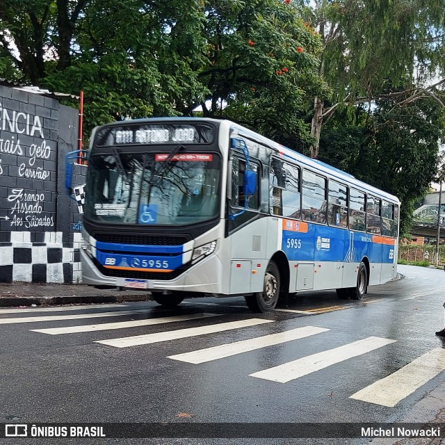 BB Transportes e Turismo 5955 na cidade de Jandira, São Paulo, Brasil, por Michel Nowacki. ID da foto: 11944647.