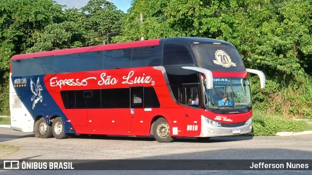 Expresso São Luiz 8010 na cidade de Recife, Pernambuco, Brasil, por Jefferson Nunes. ID da foto: 11945361.