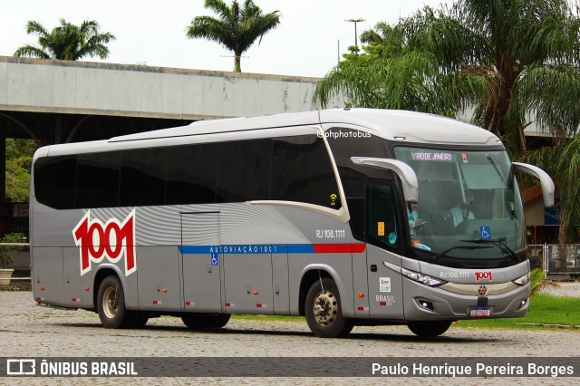 Auto Viação 1001 RJ 108.1111 na cidade de Campos dos Goytacazes, Rio de Janeiro, Brasil, por Paulo Henrique Pereira Borges. ID da foto: 11945697.