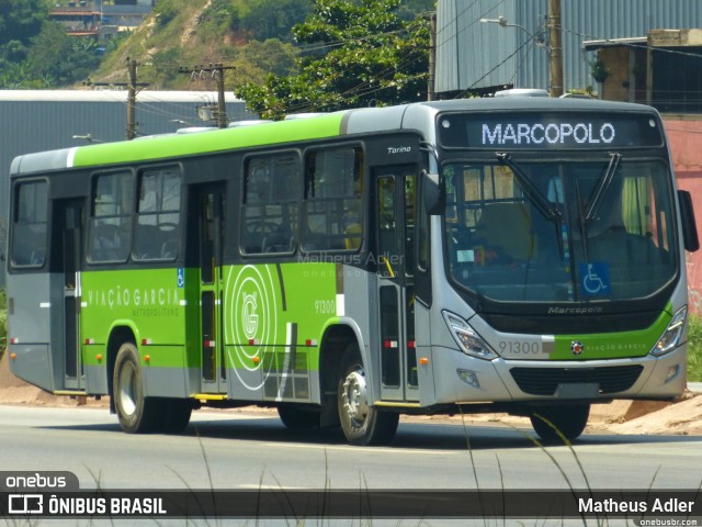 Viação Garcia 91300 na cidade de Belo Horizonte, Minas Gerais, Brasil, por Matheus Adler. ID da foto: 11945416.