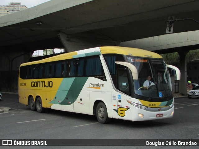 Empresa Gontijo de Transportes 18385 na cidade de Belo Horizonte, Minas Gerais, Brasil, por Douglas Célio Brandao. ID da foto: 11945225.