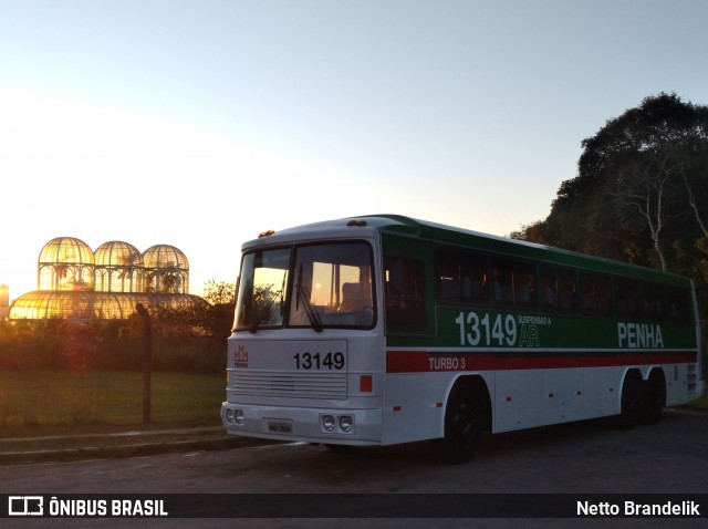 Empresa de Ônibus Nossa Senhora da Penha 13149 na cidade de Curitiba, Paraná, Brasil, por Netto Brandelik. ID da foto: 11943743.