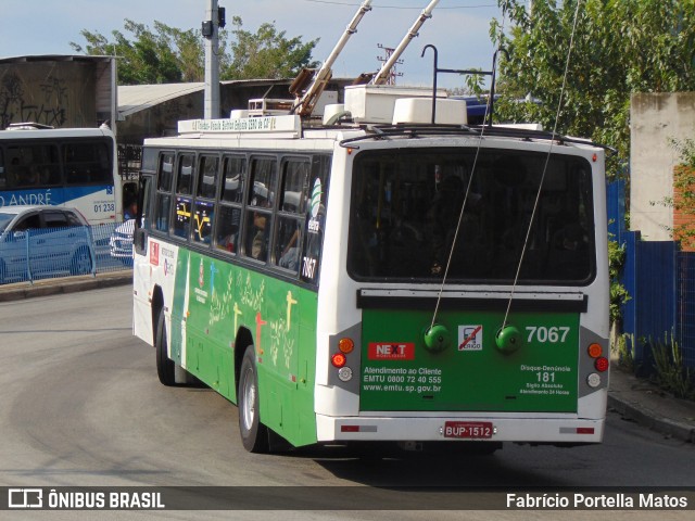 Next Mobilidade - ABC Sistema de Transporte 7067 na cidade de Santo André, São Paulo, Brasil, por Fabrício Portella Matos. ID da foto: 11945284.