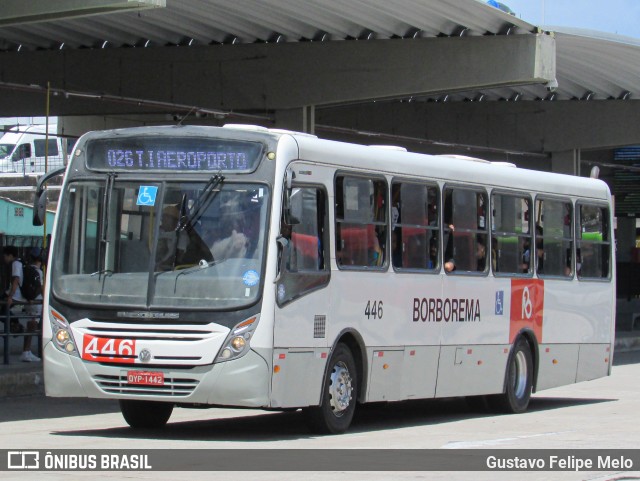 Borborema Imperial Transportes 446 na cidade de Recife, Pernambuco, Brasil, por Gustavo Felipe Melo. Número da foto: #11944067.