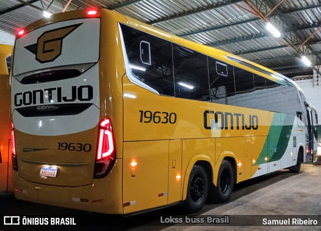 Empresa Gontijo de Transportes 19630 na cidade de Uberlândia, Minas Gerais, Brasil, por Samuel Ribeiro. ID da foto: 11943812.