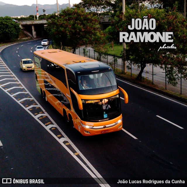 Viação Águia Branca 50090 na cidade de Rio de Janeiro, Rio de Janeiro, Brasil, por João Lucas Rodrigues da Cunha. Número da foto: #11944105.