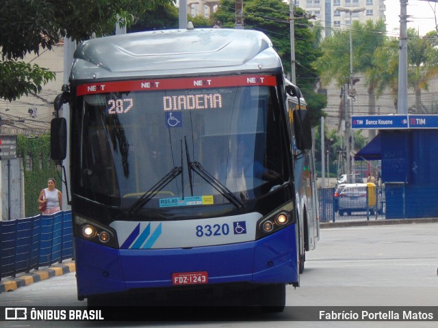 Next Mobilidade - ABC Sistema de Transporte 8320 na cidade de Santo André, São Paulo, Brasil, por Fabrício Portella Matos. ID da foto: 11945500.