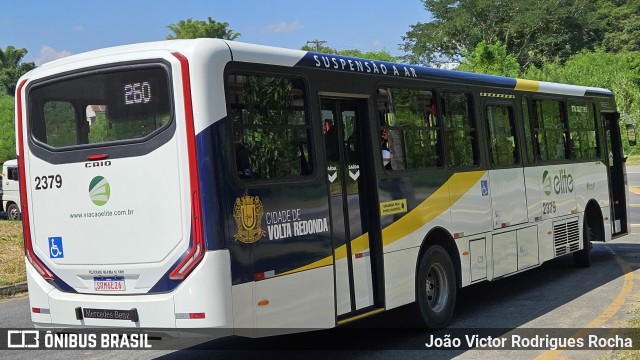 Viação Elite 2379 na cidade de Volta Redonda, Rio de Janeiro, Brasil, por João Victor Rodrigues Rocha. ID da foto: 11944526.