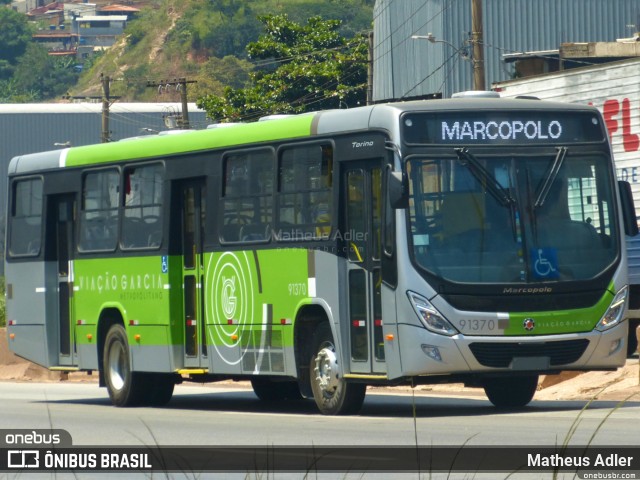 Viação Garcia 91370 na cidade de Belo Horizonte, Minas Gerais, Brasil, por Matheus Adler. ID da foto: 11945428.