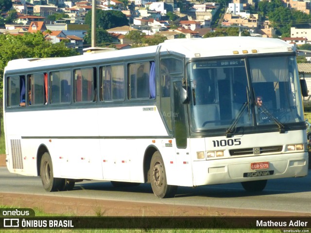 Empresa Gontijo de Transportes 11005 na cidade de Belo Horizonte, Minas Gerais, Brasil, por Matheus Adler. ID da foto: 11945401.