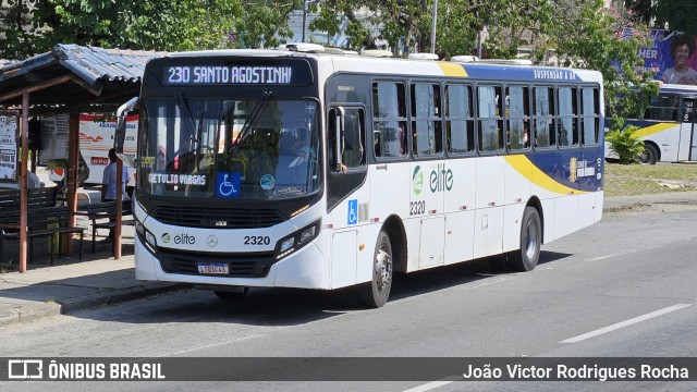 Viação Elite 2320 na cidade de Volta Redonda, Rio de Janeiro, Brasil, por João Victor Rodrigues Rocha. ID da foto: 11944548.