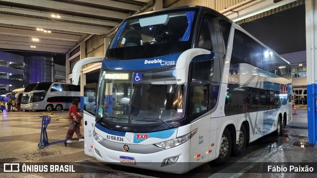 Auto Viação 1001 RJ 108.836 na cidade de Rio de Janeiro, Rio de Janeiro, Brasil, por Fábio Paixão. ID da foto: 11943952.