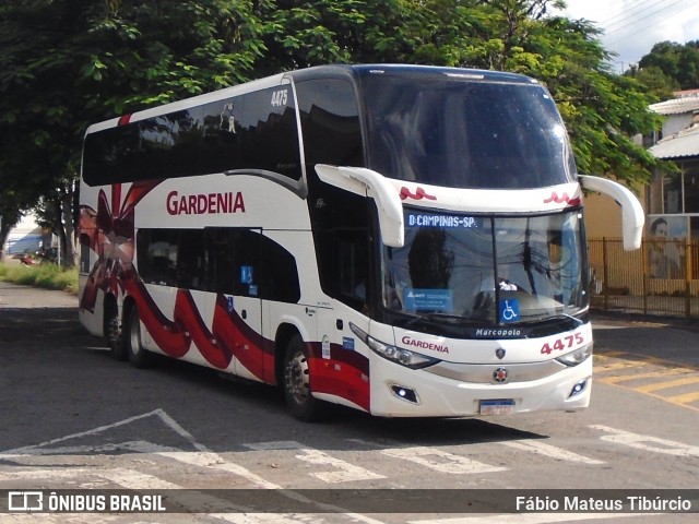 Expresso Gardenia 4475 na cidade de Três Corações, Minas Gerais, Brasil, por Fábio Mateus Tibúrcio. Número da foto: #11944792.