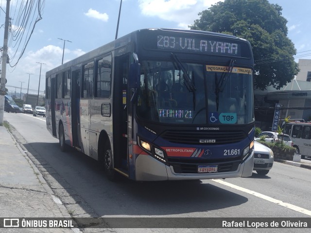 Viação Osasco 21.661 na cidade de Osasco, São Paulo, Brasil, por Rafael Lopes de Oliveira. Número da foto: #11945930.