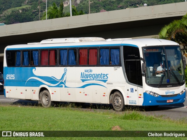 Viação Nossa Senhora dos Navegantes 2125 na cidade de Florianópolis, Santa Catarina, Brasil, por Cleiton Rodrigues. ID da foto: 11947979.