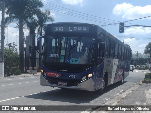 Viação Osasco 21.361 na cidade de Osasco, São Paulo, Brasil, por Rafael Lopes de Oliveira. Número da foto: #11945917.